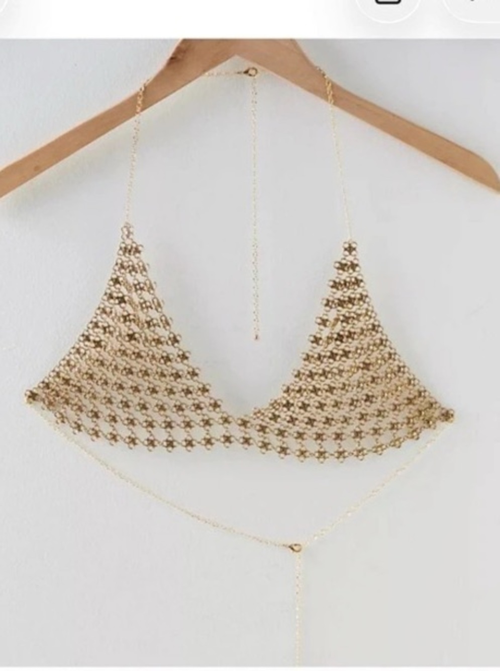 Free People School's Out Body Chain Gold